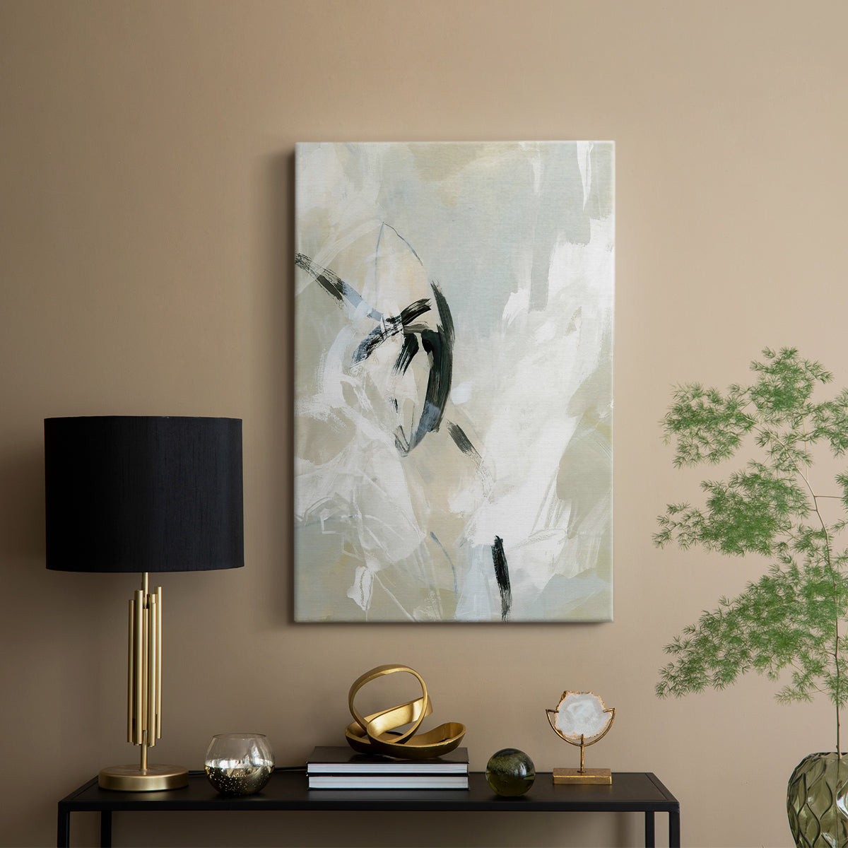 Scribble Veil II - Canvas Art Print