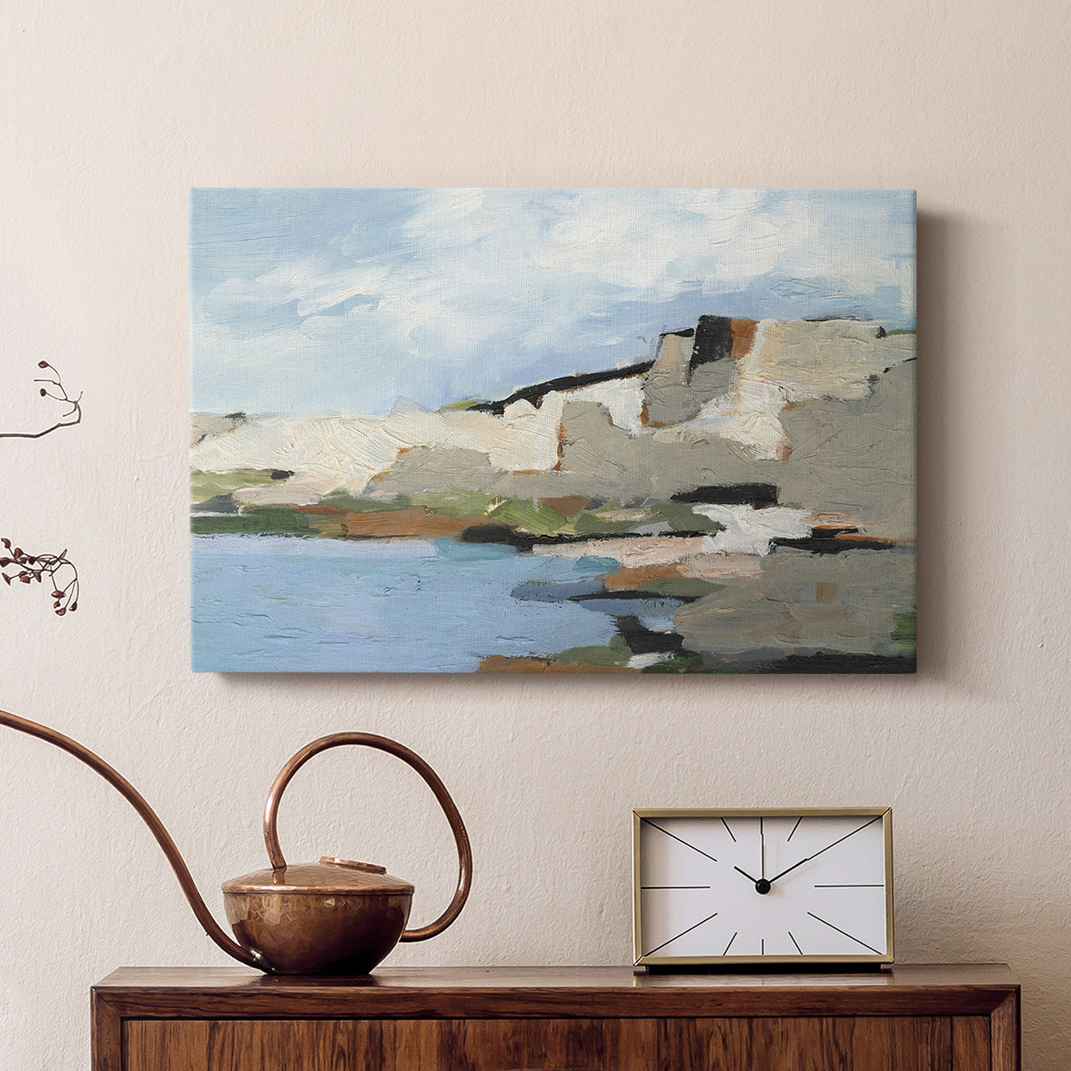 White Rock Cliffs II - Canvas Art Print