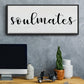 Soulmates - Floater Framed Canvas Print