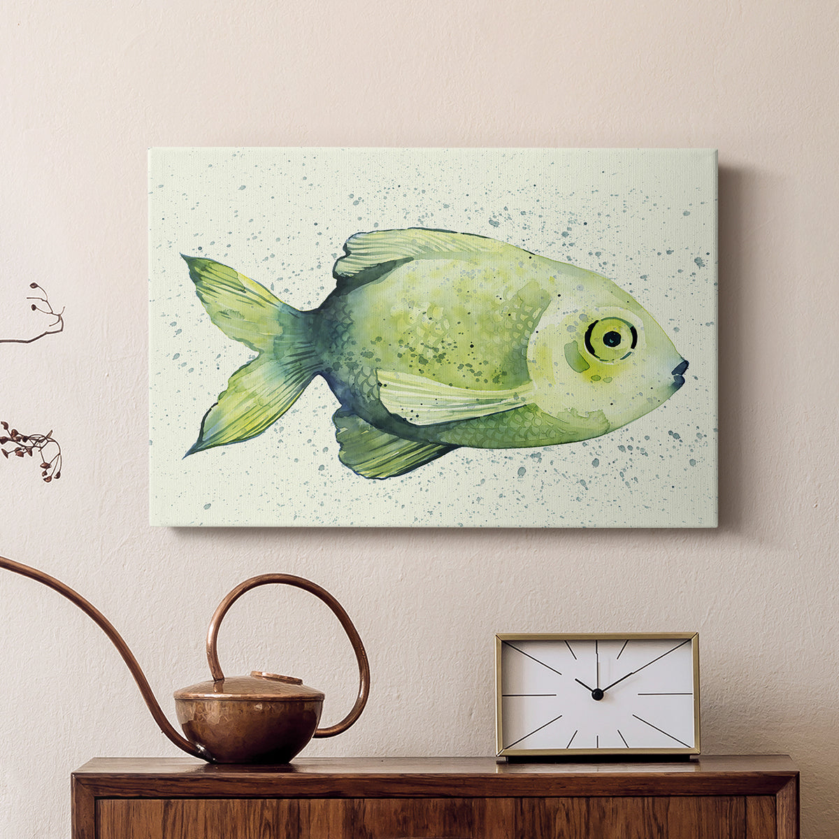 Speckled Freshwater Fish II - Canvas Art Print