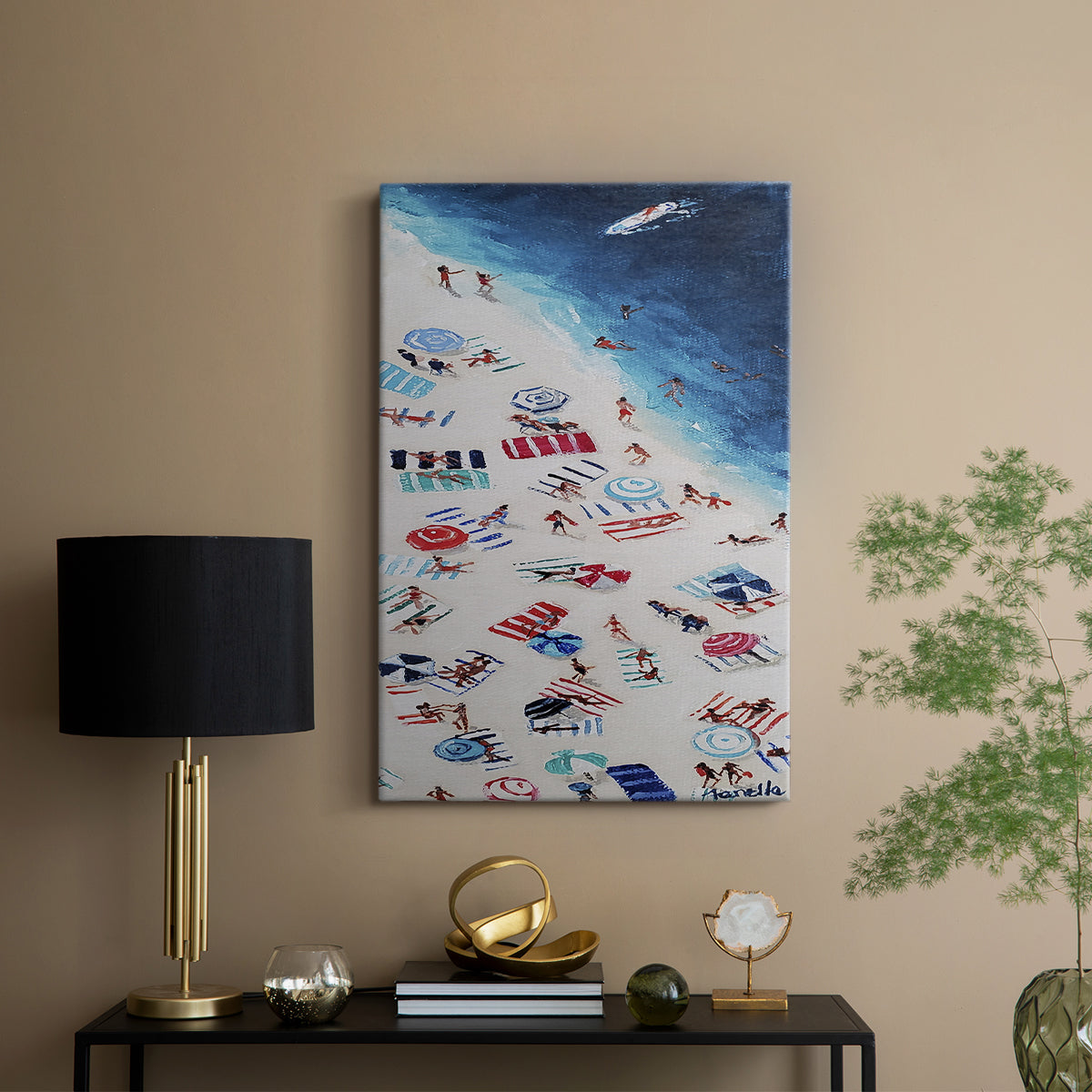 Break out Beach - Canvas Art Print