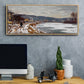 The Seine at Bougival, 1869 - Floater Framed Canvas Print