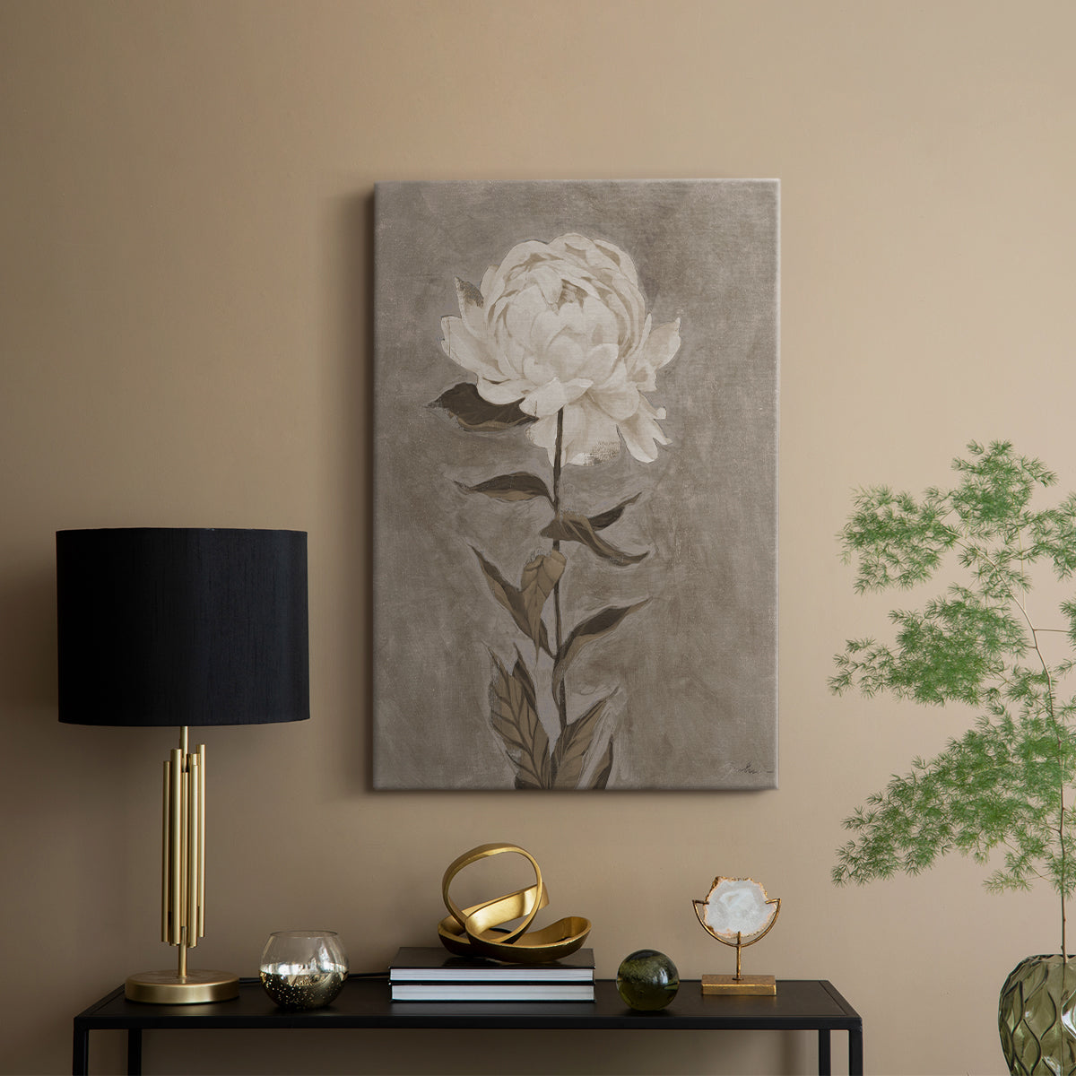 Pretty As A Peony I - Canvas Art Print