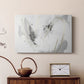 Grey Brushstrokes CXVI - Canvas Art Print