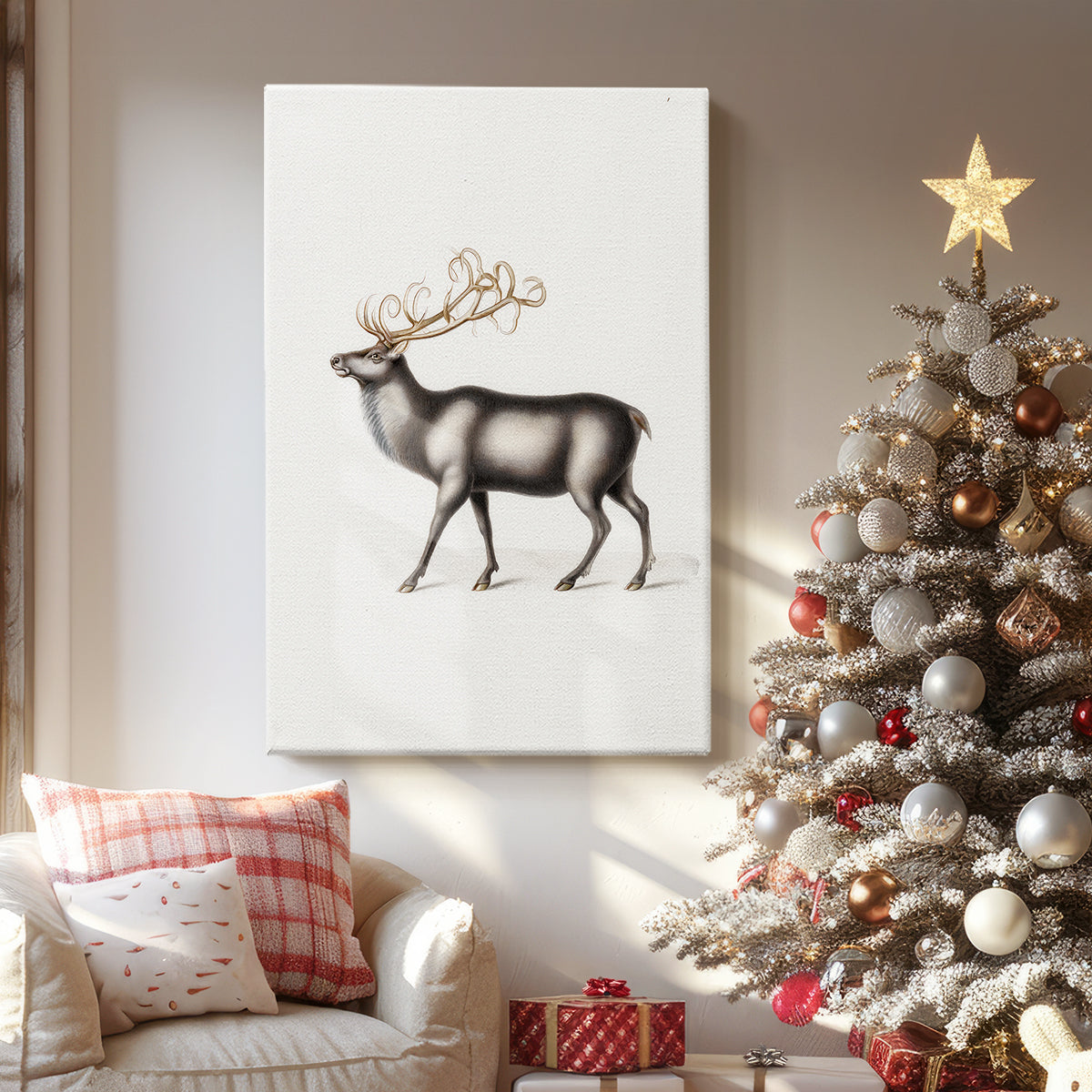 Snowwhite Carols Square - Canvas Art Print