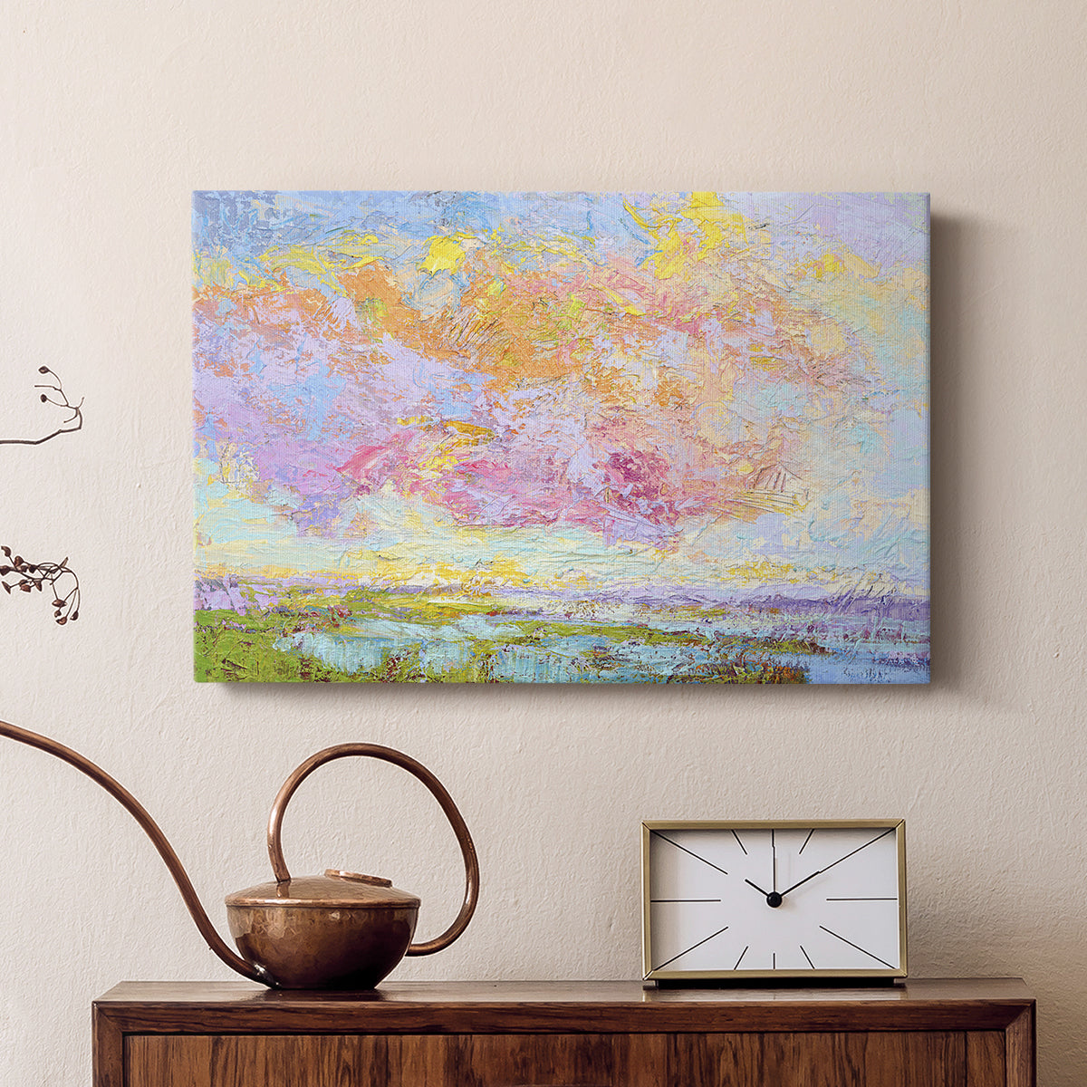 On a Summer's Eve - Canvas Art Print