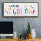 Rainbow Got This - Floater Framed Canvas Print