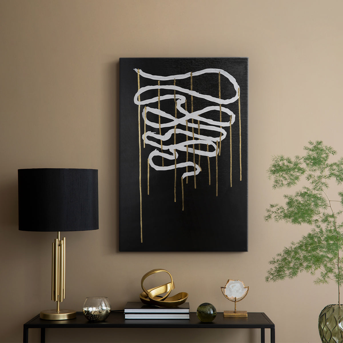 Weeping Ribbon II - Canvas Art Print
