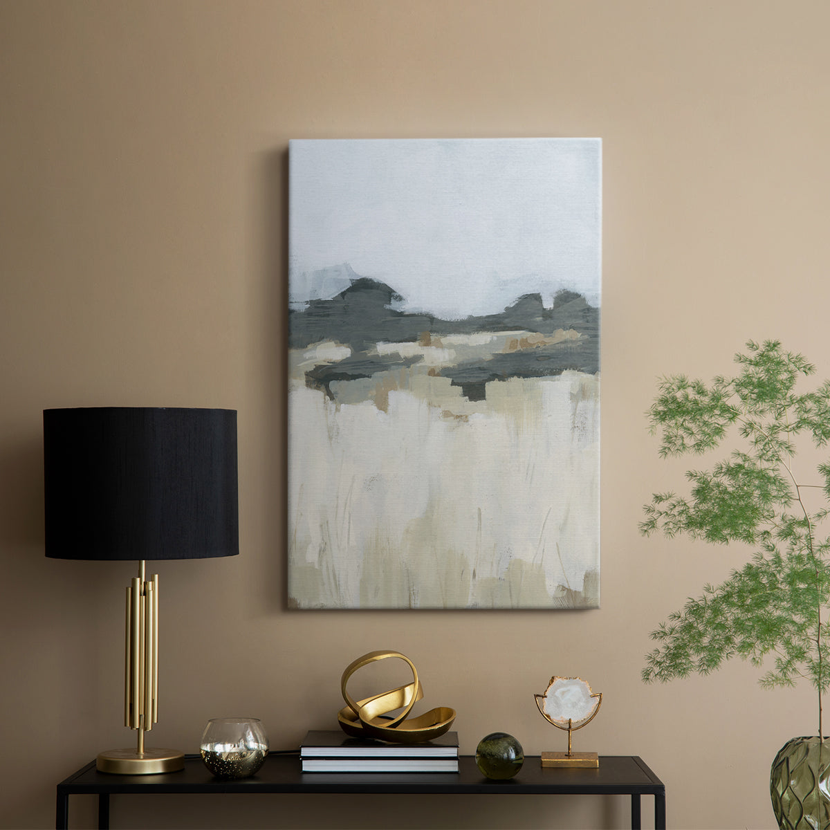 Brushstroke Badlands II - Canvas Art Print