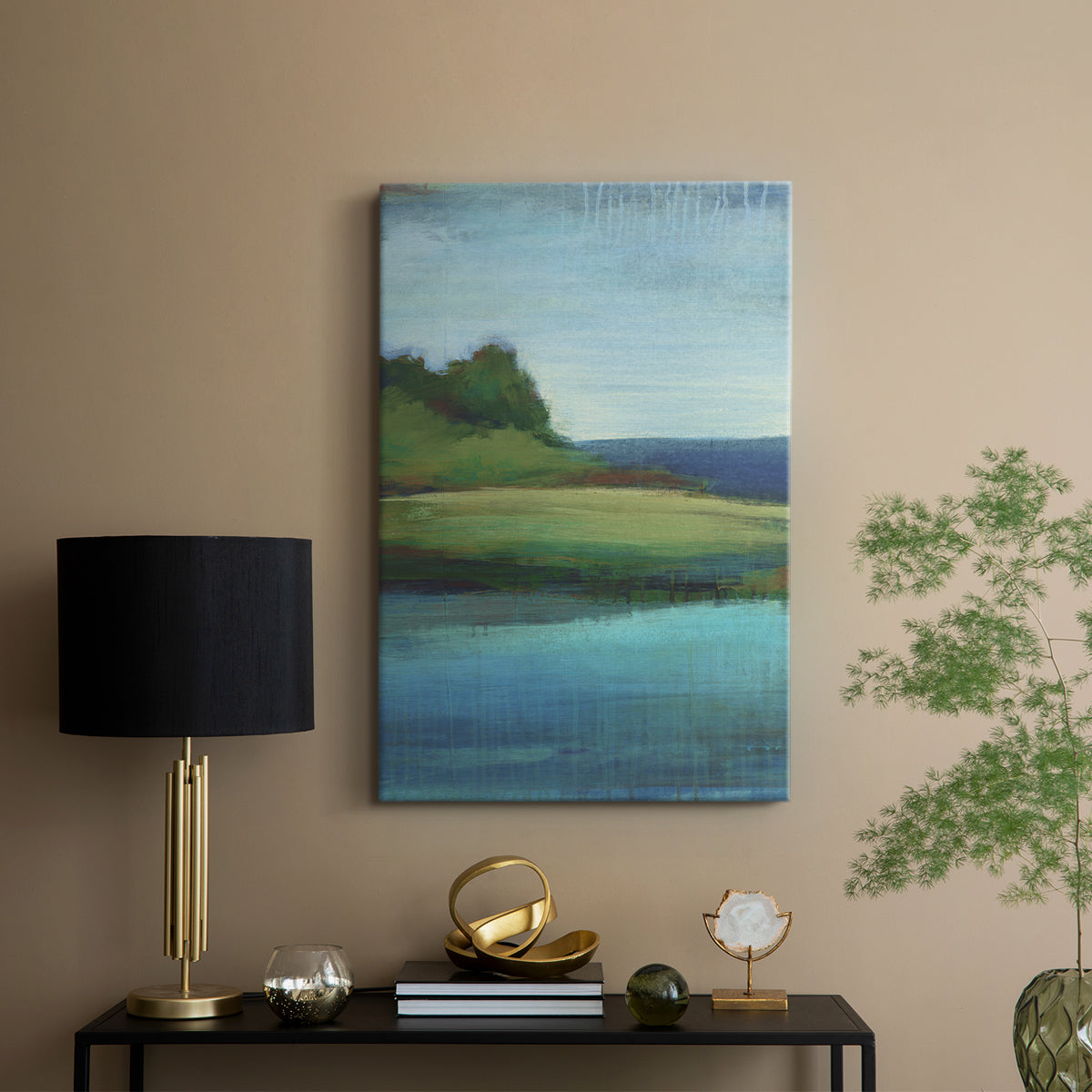 Silent Lakeside I - Canvas Art Print