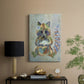 Fantastic Florals Raccoon - Canvas Art Print