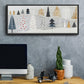 Christmas Chalet Collection D - Floater Framed Canvas Print