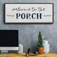 Welcome to the Porch - Floater Framed Canvas Print