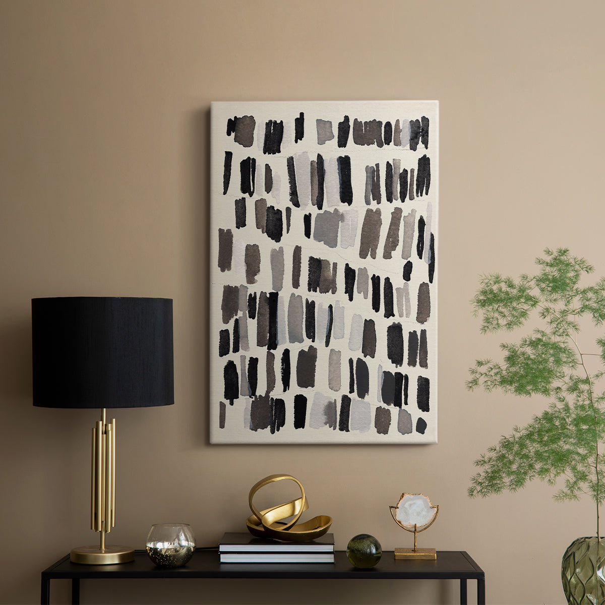 Chalk and Flint III - Canvas Art Print