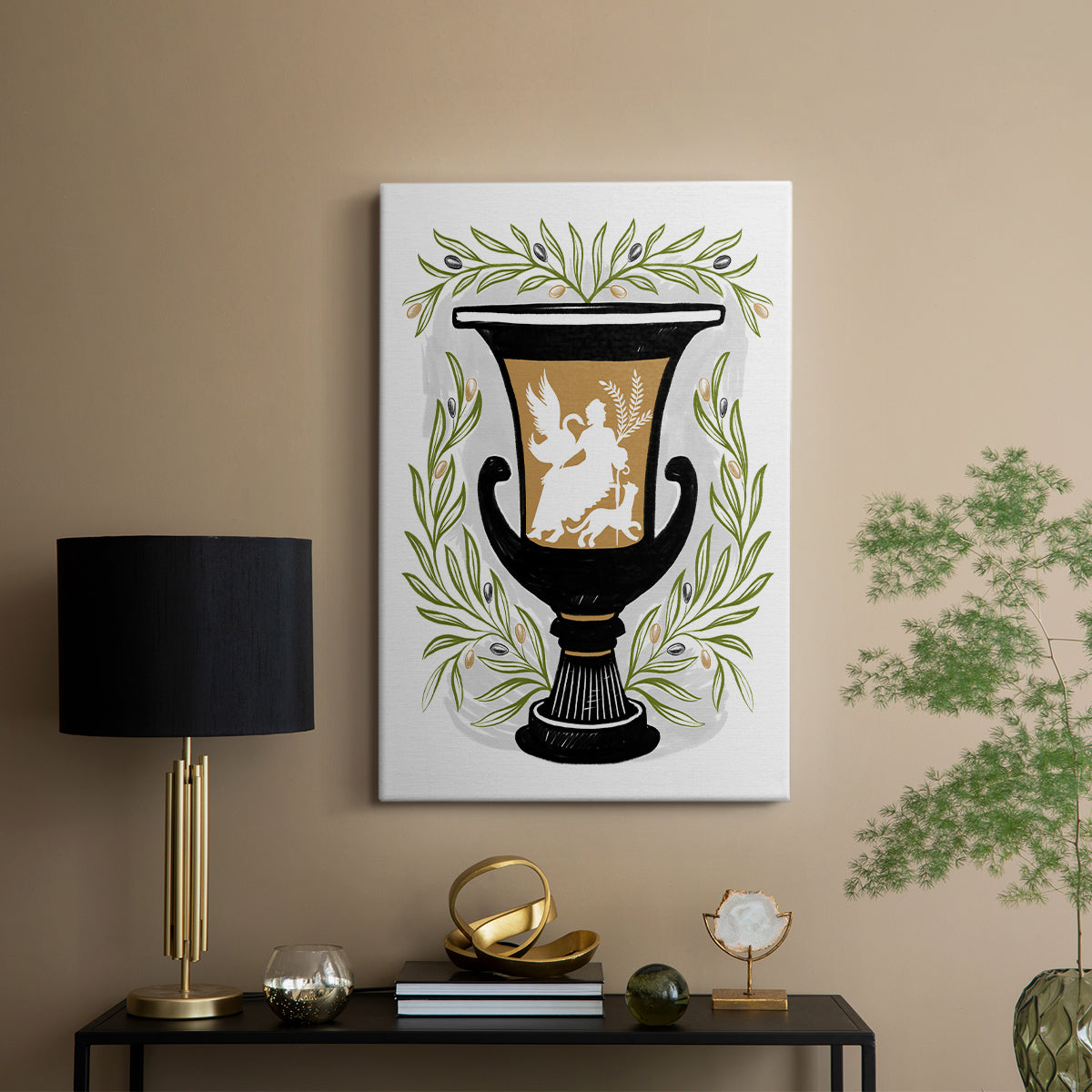 Greek Vases I - Canvas Art Print