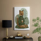 Latte Fox in Sweater - Canvas Art Print