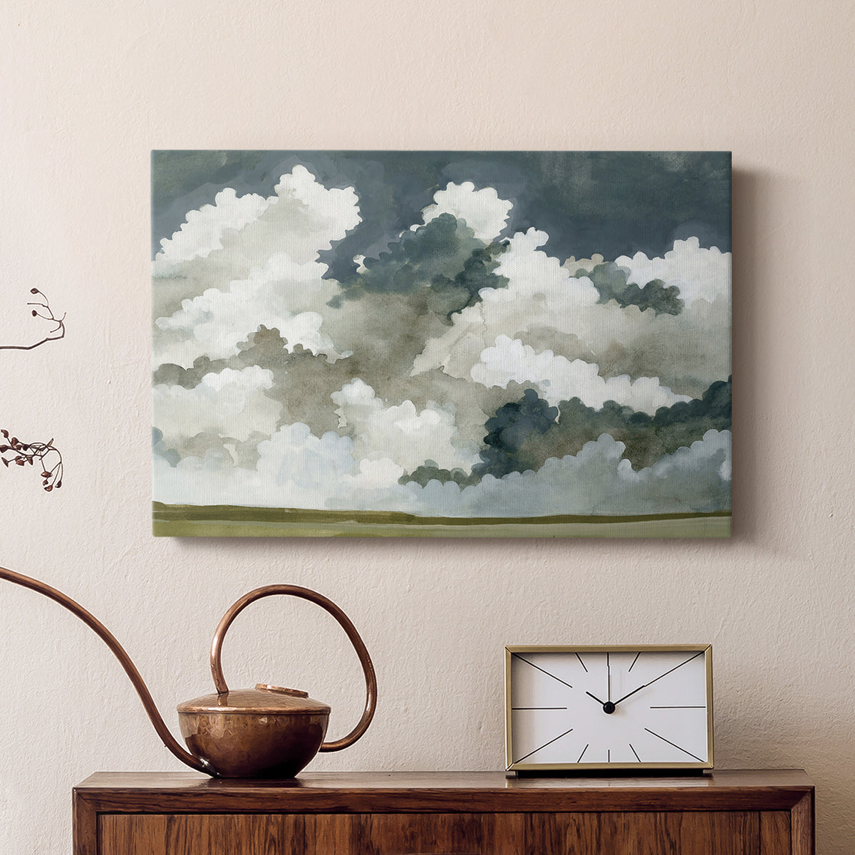 Vast Neutral Sky III - Canvas Art Print