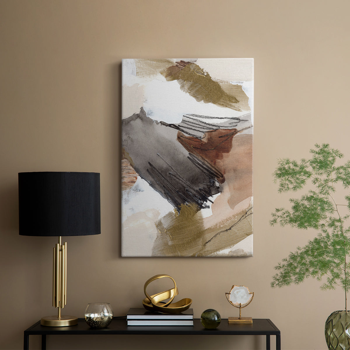 Antique Gold III - Canvas Art Print