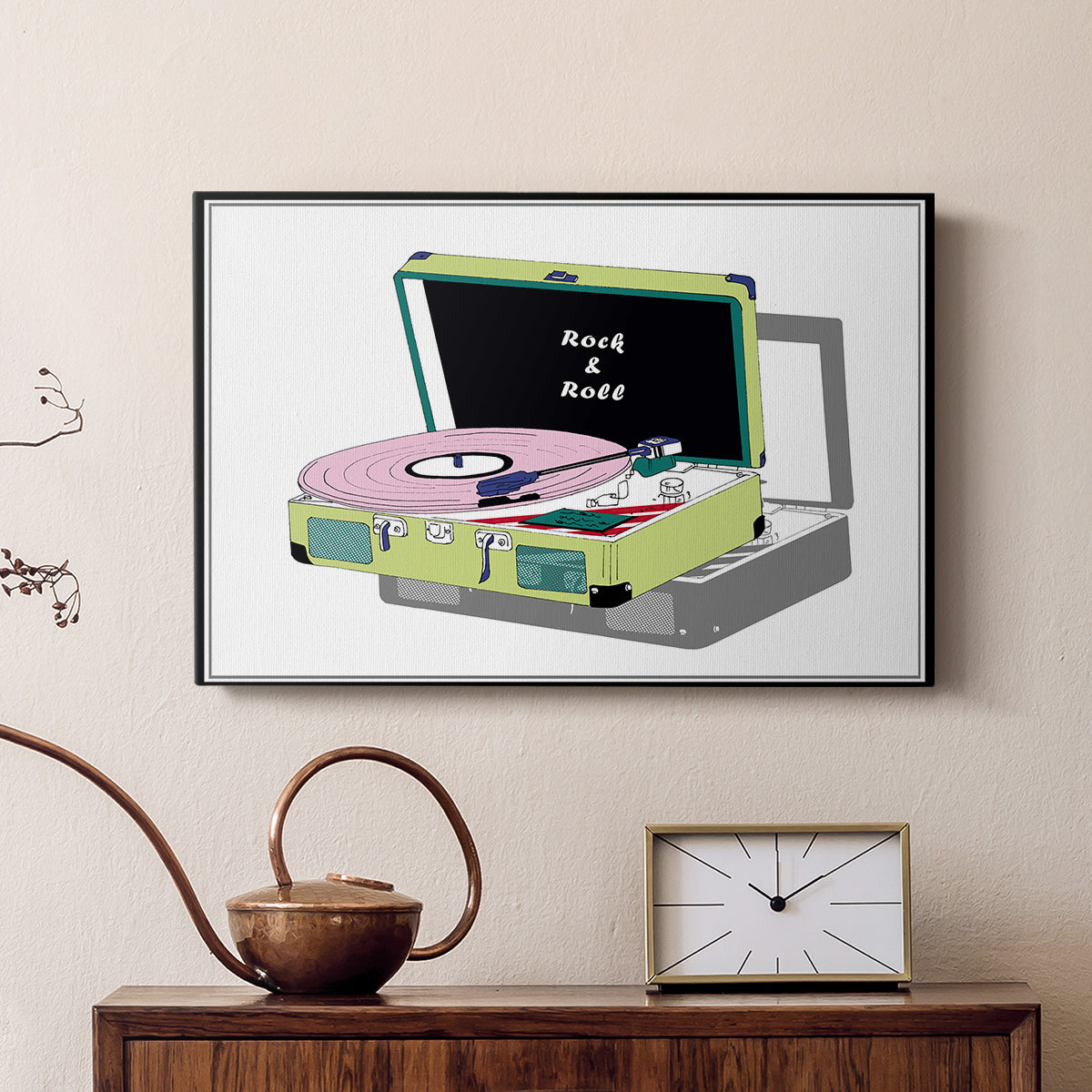 Record Shop II - Canvas Art Print