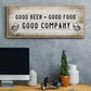 Good Company - Floater Framed Canvas Print