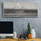 Mount Hood from the Columbia - Floater Framed Canvas Print