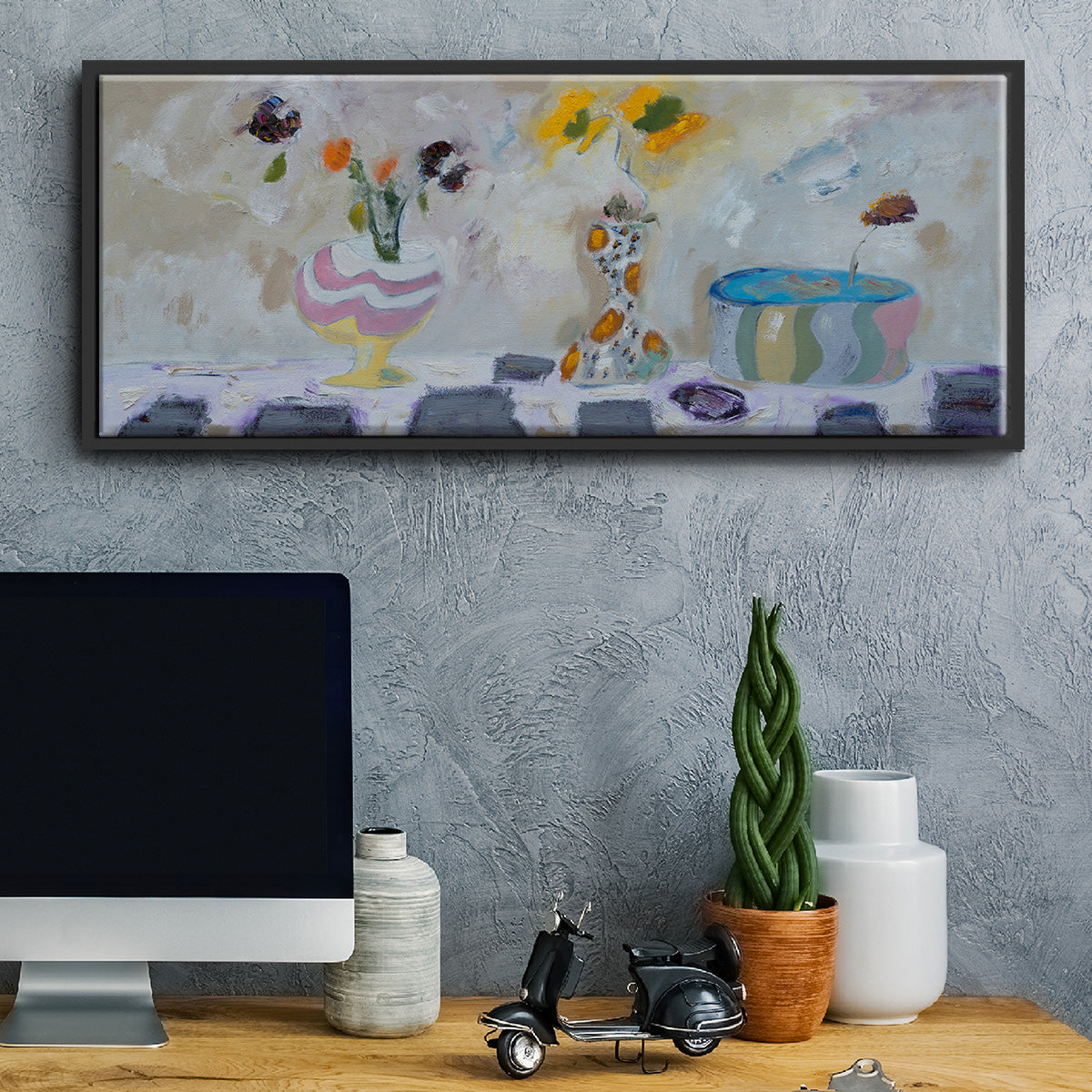The Ring Leader - Floater Framed Canvas Print