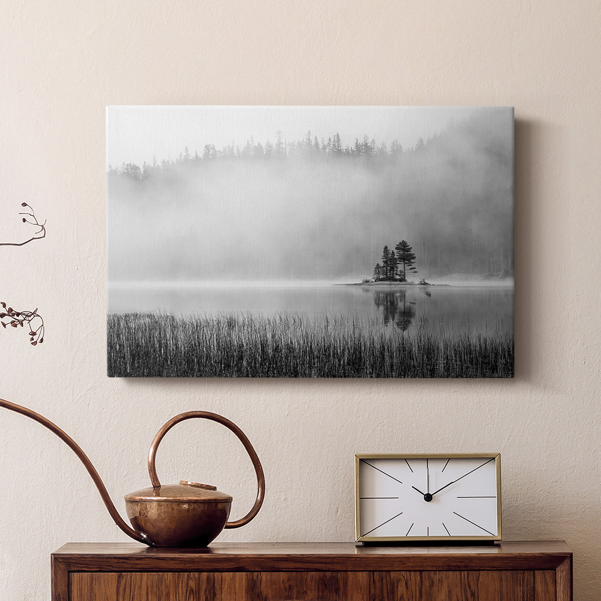 Island Fog - Canvas Art Print