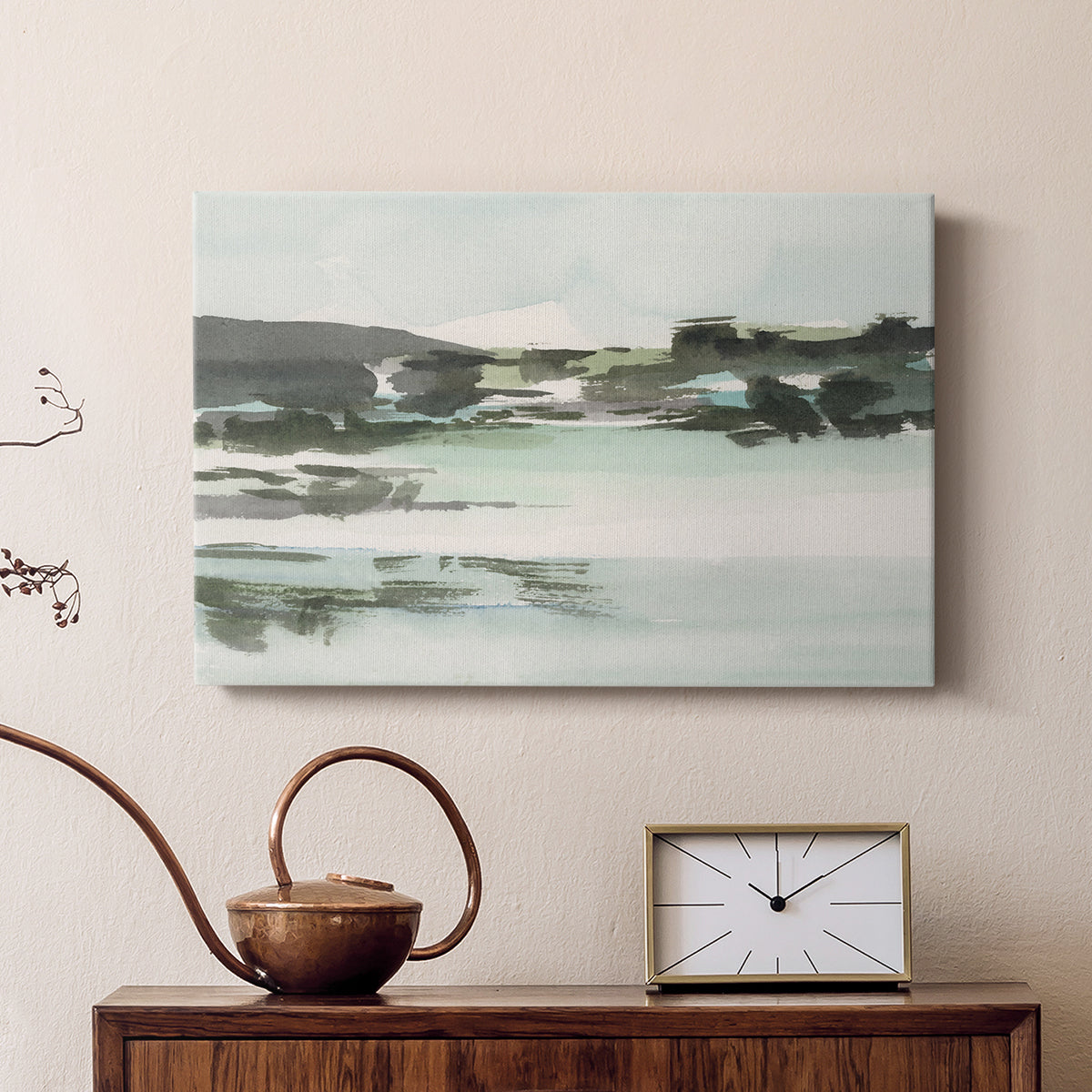 Turquoise Marsh II - Canvas Art Print