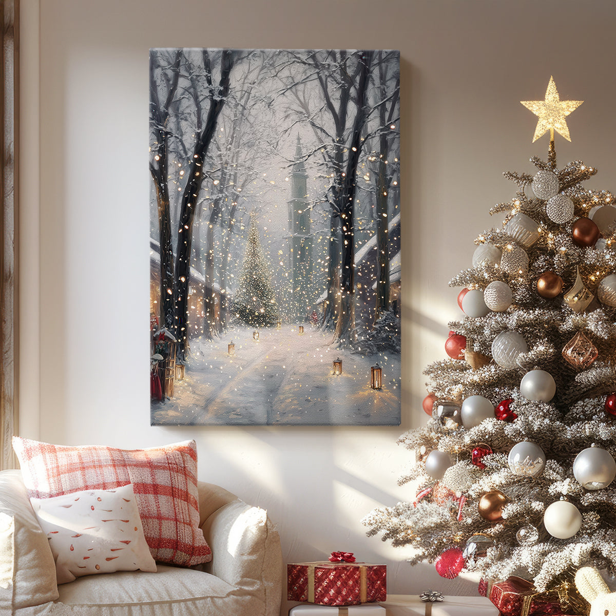 Chalk Serenade - Canvas Art Print