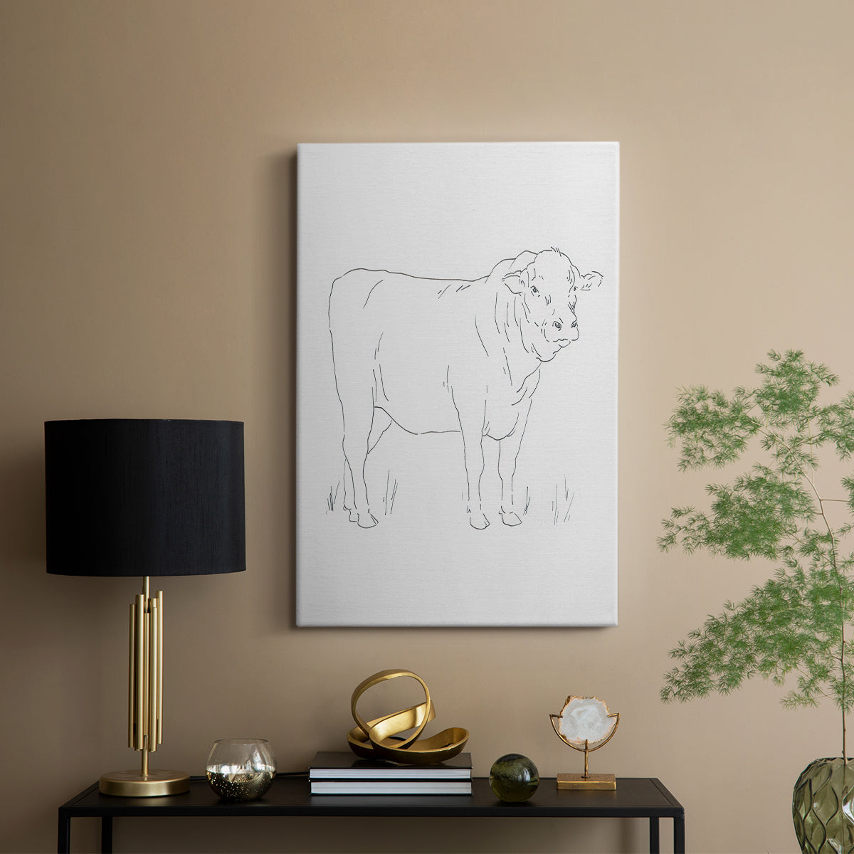 Limousin Cattle I  - Canvas Art Print