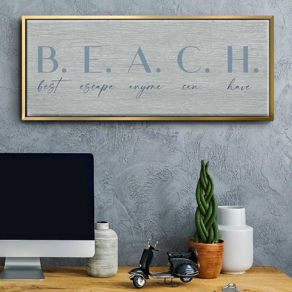 Best Escape - Floater Framed Canvas Print