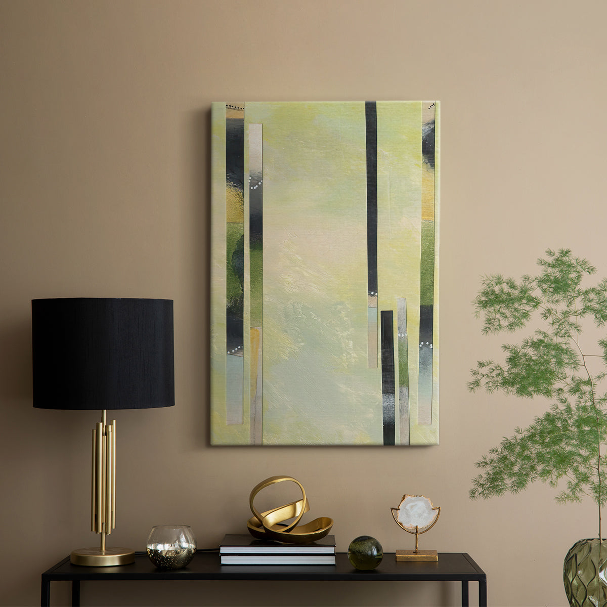Neutral Assemblage IV - Canvas Art Print