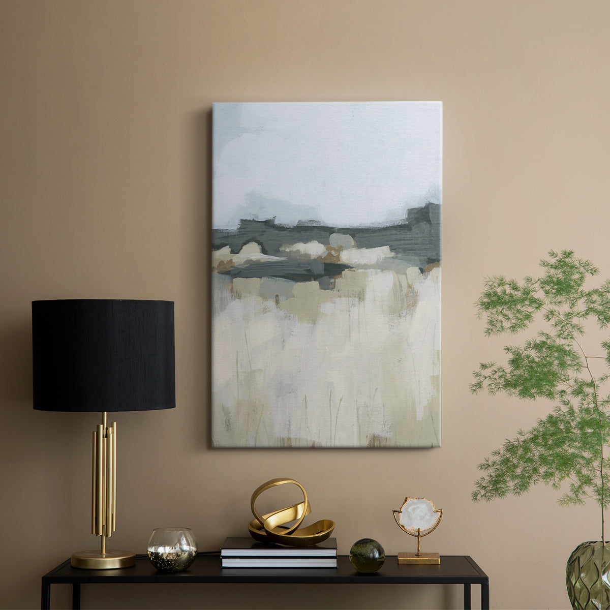 Brushstroke Badlands I - Canvas Art Print