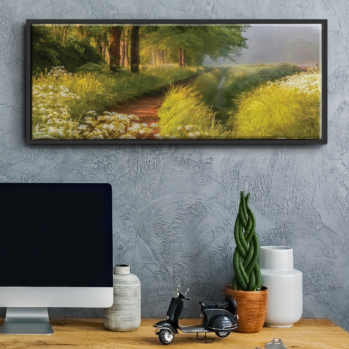 Spring in Holland - Floater Framed Canvas Print