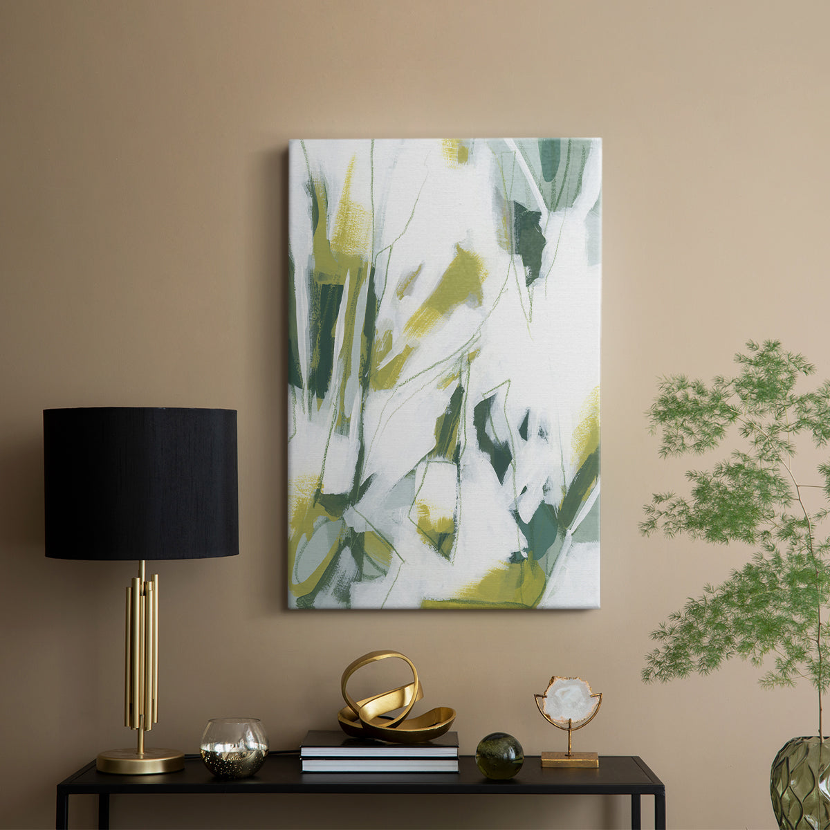 Emerald Ice IV - Canvas Art Print