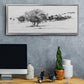 Treeline Sketch I - Floater Framed Canvas Print