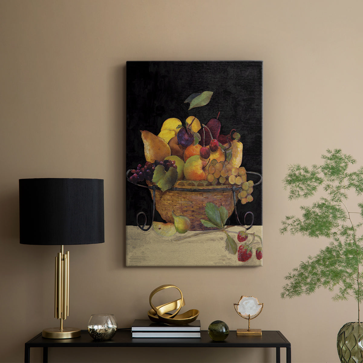 Fruit Basket II Revisit - Canvas Art Print