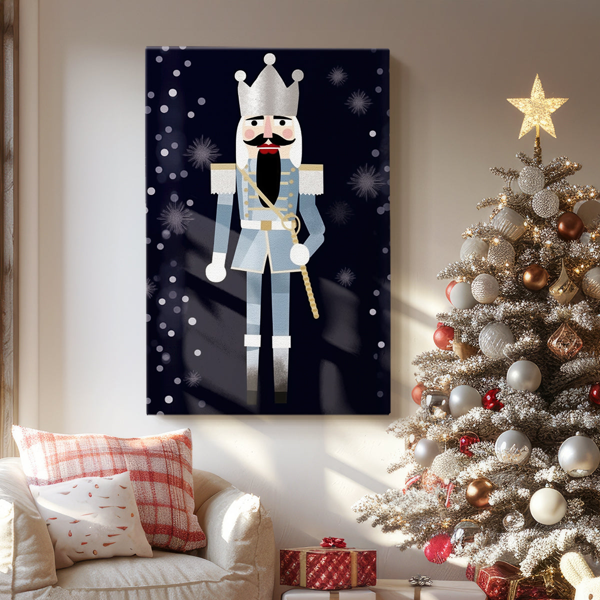 Dawn of Chalk Village - Canvas Art Print