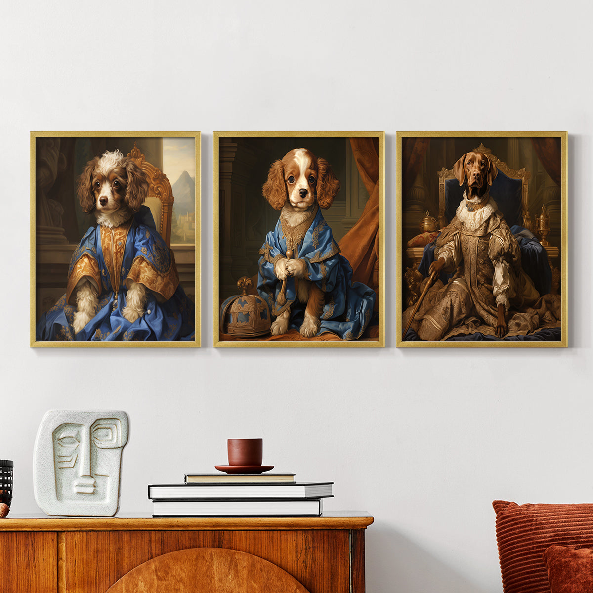Royal Animals Series LIX - Restickable Framed Art Set
