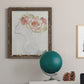 Fashion Floral Silhouette II - Barnwood Framed Canvas Print