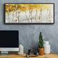 Golden Trees - Floater Framed Canvas Print