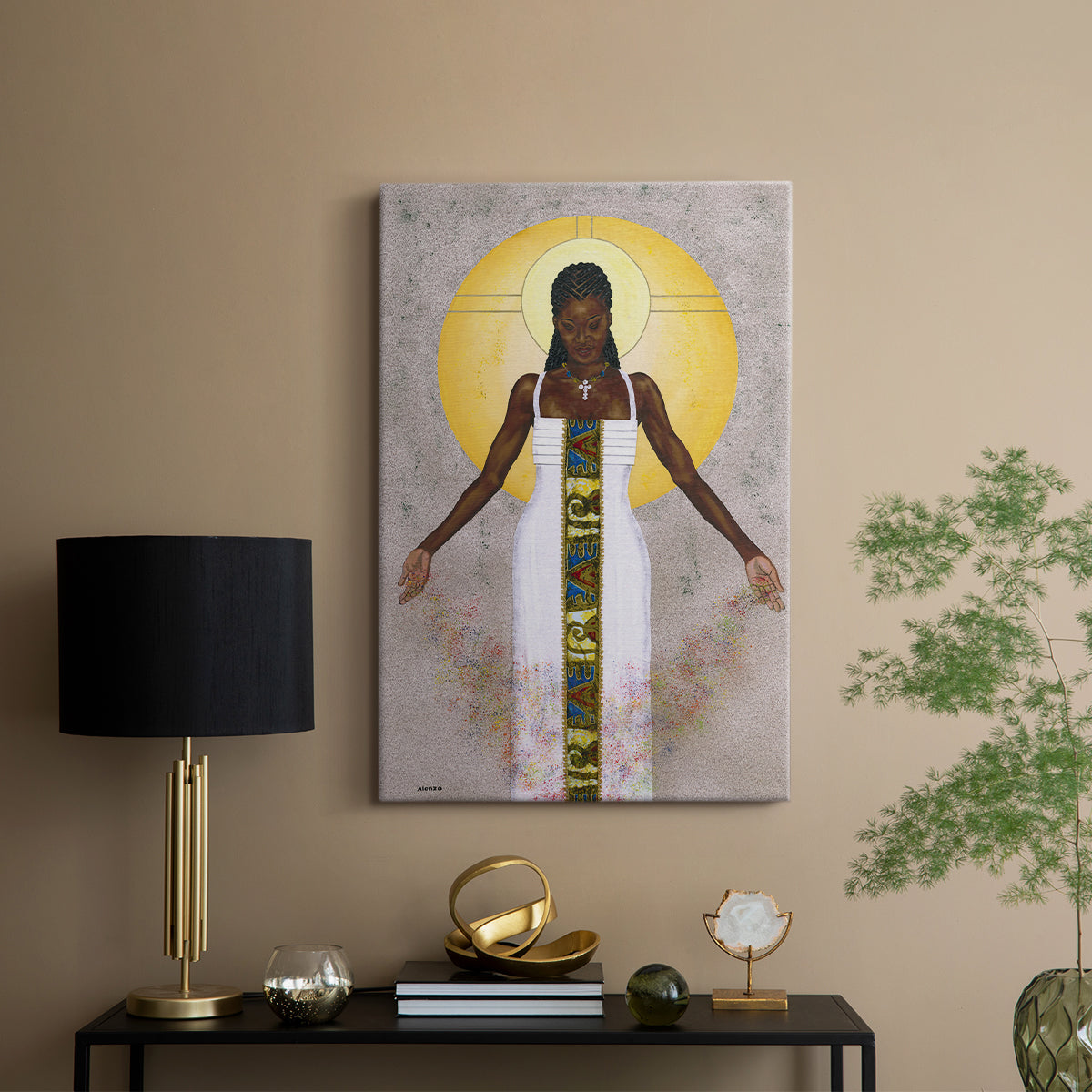 Her Peace - Canvas Art Print