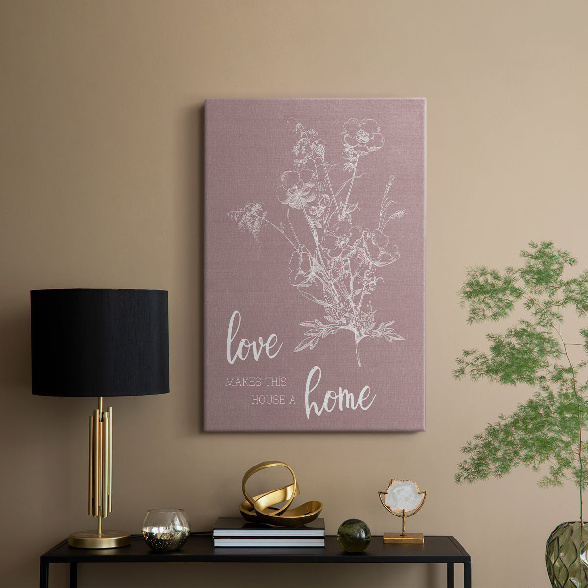 Love Home - Canvas Art Print