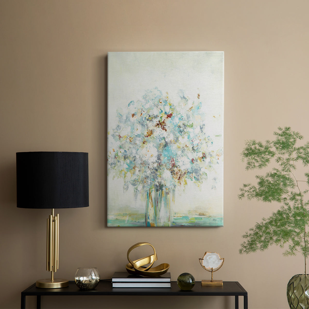 Textured Bouquet - Canvas Art Print