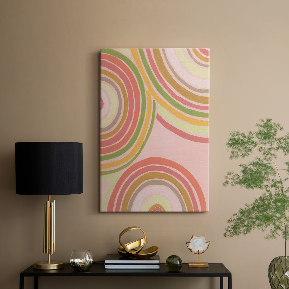 Abstract Rainbow I - Canvas Art Print