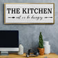 Eat Or Be Hungry - Floater Framed Canvas Print