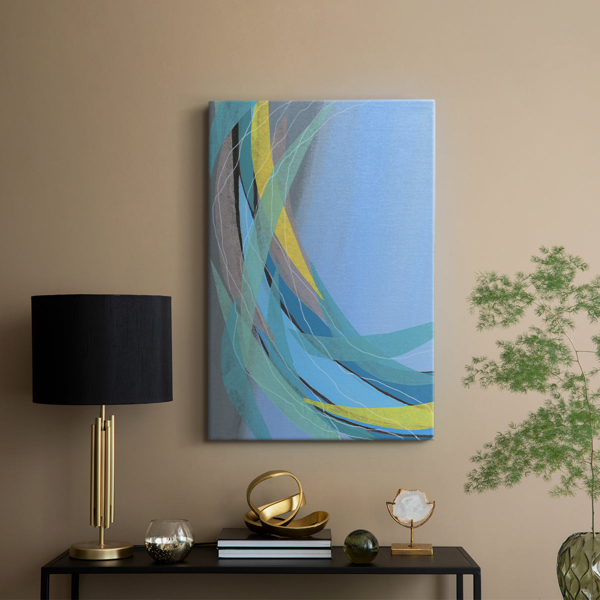 Circulating Flow I - Canvas Art Print