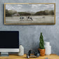 Country Satisfaction - Floater Framed Canvas Print