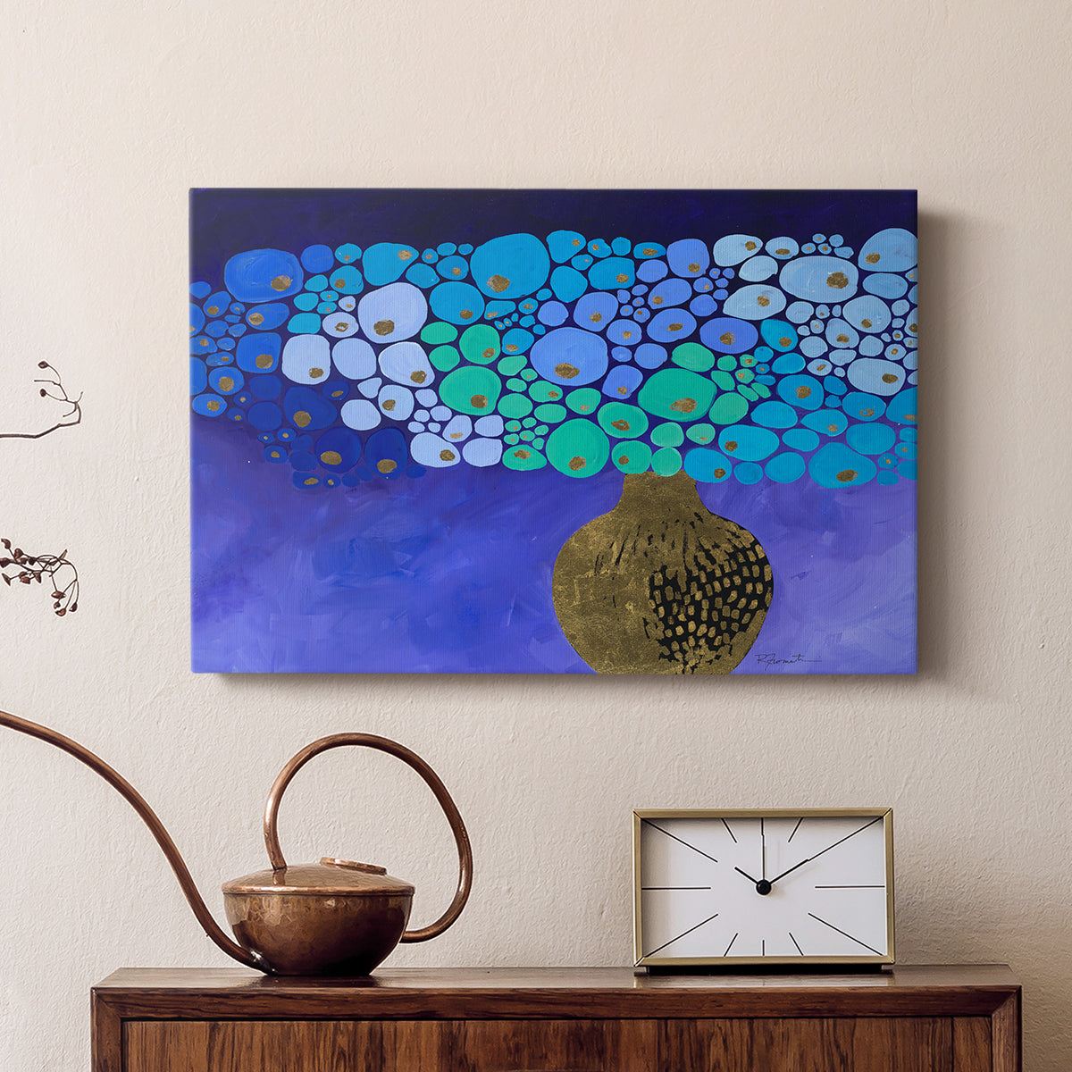 Blue Poppies II - Canvas Art Print