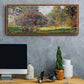 The Park - Floater Framed Canvas Print